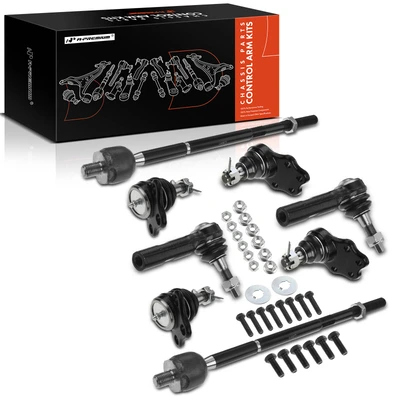 8 Pcs Inner & Outer Tie Rod End with Ball Joint