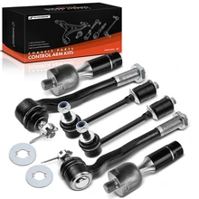 1996-2002 Toyota 4Runner A Set of 6 Sway Bar Link and Tie Rod End Kit Front Side A-Premium APCA2532