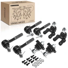 1994 Nissan D21 A Set of 8 Ball Joint and Tie Rod End Kit Front Side A-Premium APCA2533
