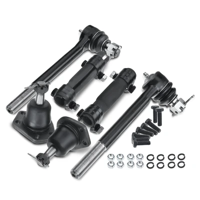 6 Pcs Inner Tie Rod End Adjusting Sleeve Front Ball Joint
