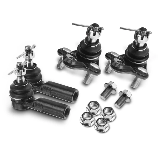 A Set of 4 Ball Joint and Tie Rod End Kit Front Side A-Premium APCA2536