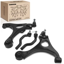 2006-2011 Honda Civic A Set of 4 Control Arm and Tie Rod End Kit Front Side A-Premium APCA2544