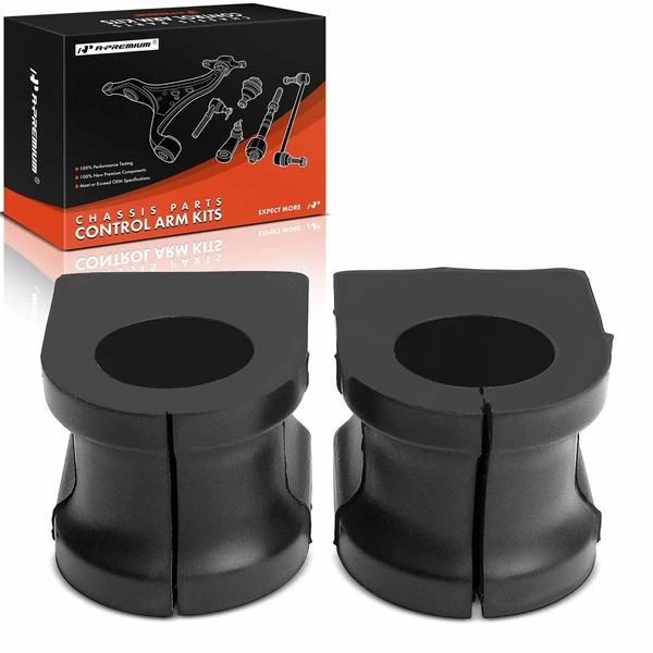 2010-2015 Suzuki Kizashi 2-Pc Sway Bar Bushing, Front Driver & Passenger A-Premium APCA9586