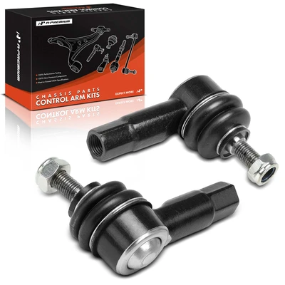 2 Pcs Front Outer Tie Rod End