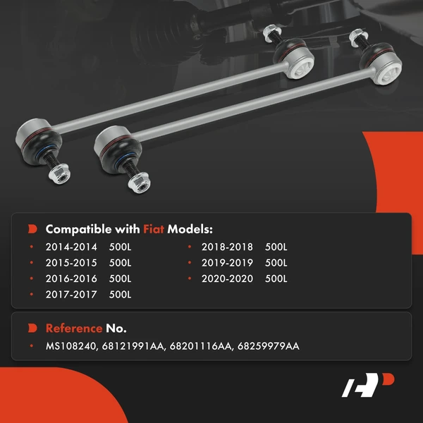 Sway Bar Link Front Driver & Passenger A-Premium APCA7748