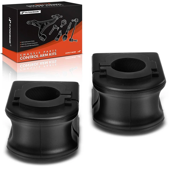 2-Pc Stabilizer Bar Bushing, Rear To Frame A-Premium APCA9589