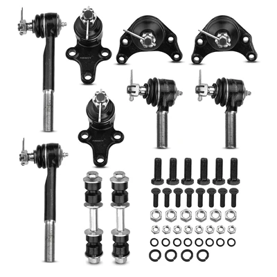 10 Pcs Front Sway Bar Link Tie Rod End with Ball Joints