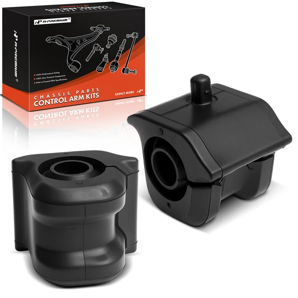 2-Pc Stabilizer Sway Bar Bushing Kit, Front Side A-Premium APCA9591
