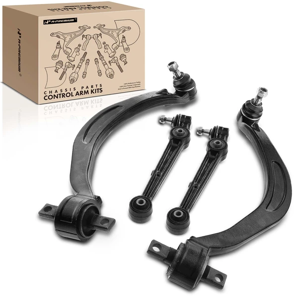 4-Pc Control Arm and Ball Joint Kit, Front Side with Ball Joint A-Premium APCA2586