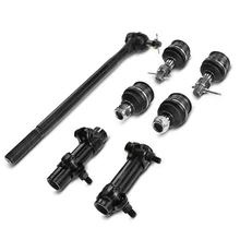 1985-1994 Ford F-250 A Set of 7 Ball Joint Tie Rod End and Adjusting Sleeve Kit Front Side A-Premium APCA2588