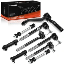 1996-2003 GMC Sonoma A Set of 9 Sway Bar Link Adjusting Sleeve Idler Arm Tie Rod End Kit Front Side A-Premium APCA2600