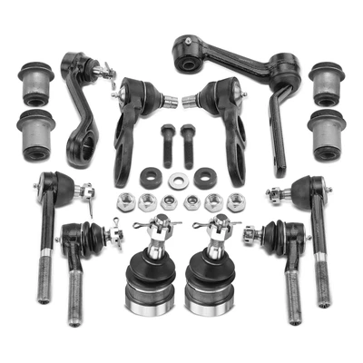 12 Pcs Tie Rod End & Ball Joint & Idler & Pitman Arm