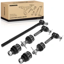1980-1997 Ford F-250 A Set of 7 Ball Joint and Tie Rod End Kit Front Side A-Premium APCA2607