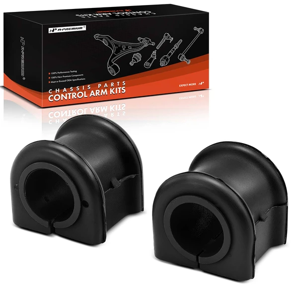 2007-2018 Jeep Wrangler 2-Pc Sway Bar Bushing, Rear To Frame A-Premium APCA9595
