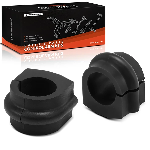 2000-2004 Nissan Xterra 2-Pc Sway Bar Bushing Kit, Front Driver & Passenger To Frame A-Premium APCA9596
