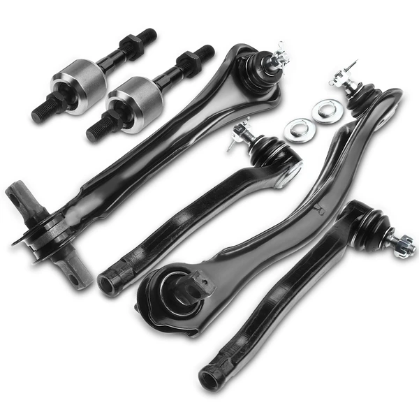 A Set of 6 Control Arm and Tie Rod End Kit Rear Side A-Premium APCA2613