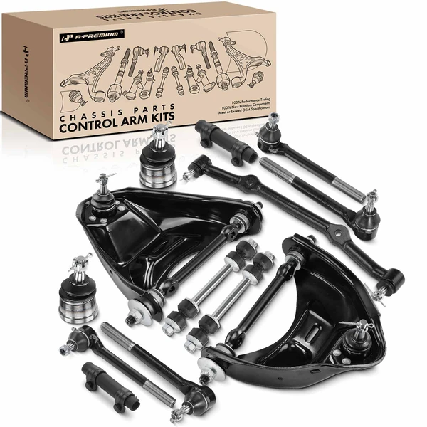 1996-2001 GMC Jimmy A Set of 13 Control Arm and Ball Joint Full Kit Front Side A-Premium APCA2616