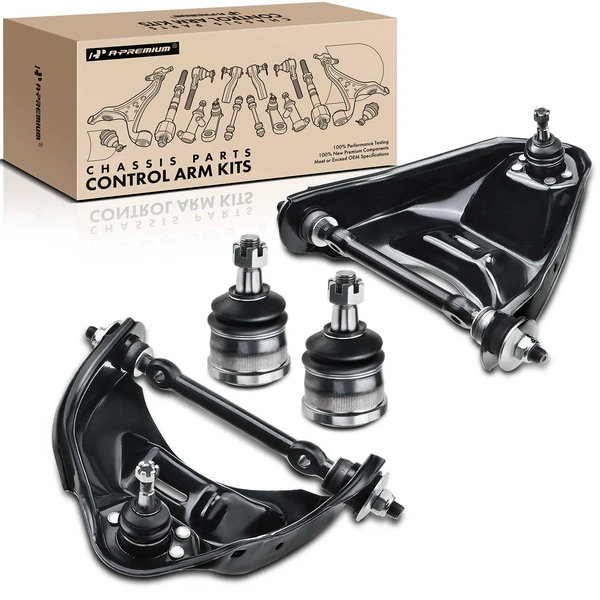 1978-1987 Pontiac Grand Prix A Set of 4 Control Arm and Ball Joint Kit Front Side A-Premium APCA2620