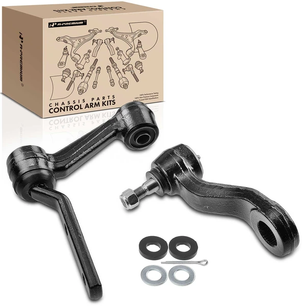 1995-2002 Mercury Grand Marquis A Set of 2 Idler Arm and Pitman Arm Kit Front Side A-Premium APCA2632