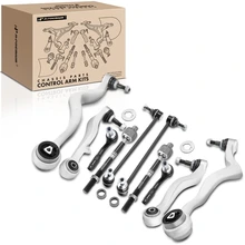 10 Pcs Front Control Arm with Ball Joint Sway Bar Link