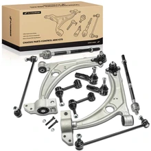 2009-2017 Volkswagen CC A Set of 10 Control Arm Sway Bar Link and Tie Rod End Kit Front & Rear A-Premium APCA3013