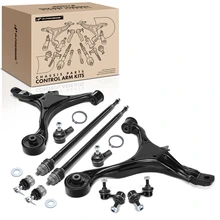 2002-2004 Honda CR-V A Set of 10 Control Arm Ball Joint Sway Bar Link Tie Rod End Kit Front Inner & Outer A-Premium APCA3019