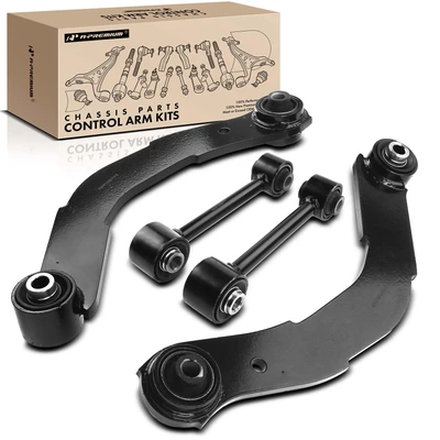 4 Pcs Rear Lower & Upper Control Arm