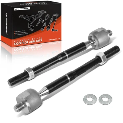 2 Pcs Front Driver & Passenger Inner Tie Rod End