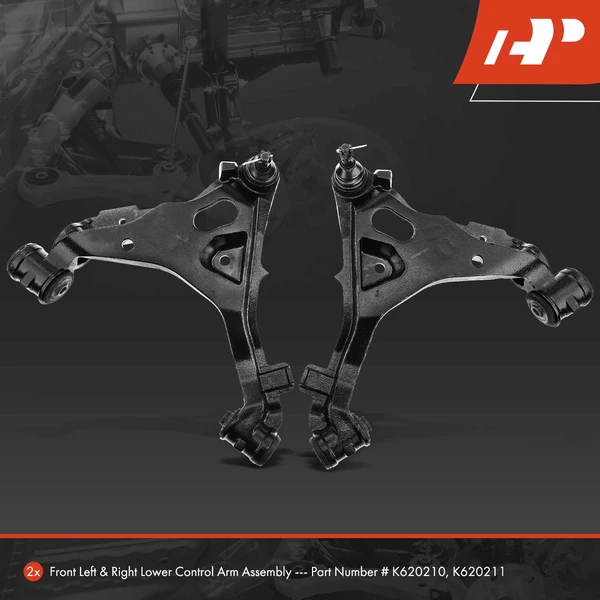 2-Pc Control Arm and Ball Joint Kit, Front Lower with Ball Joint A-Premium APCA2848