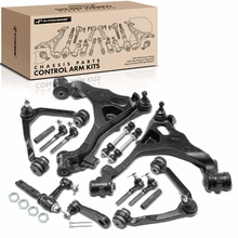 1997-1999 Ford F-250 A Set of 14 Control Arm and Sway Bar Link Full Kit Front Side A-Premium APCA3840