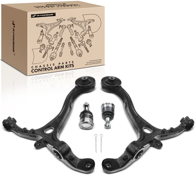 4 Pcs Front Lower Control Arm with Ball Joint