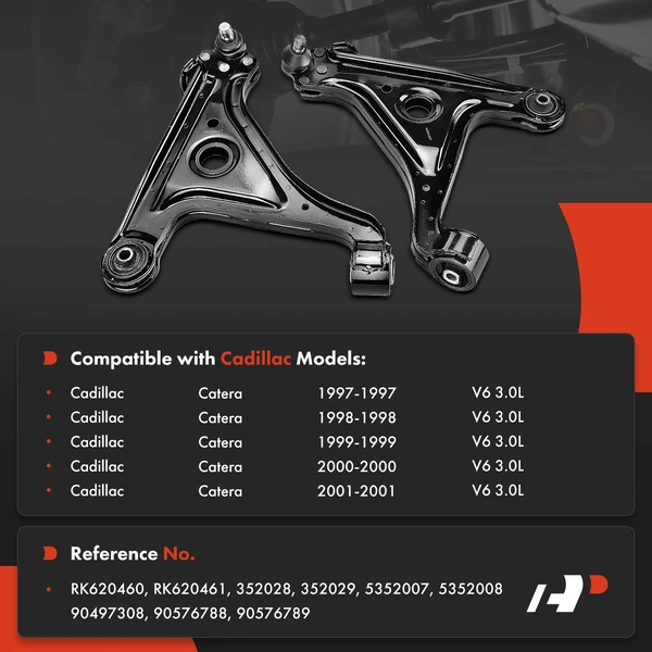 2-Pc Control Arm and Ball Joint Kit, Front Lower with Ball Joint A-Premium APCA2855