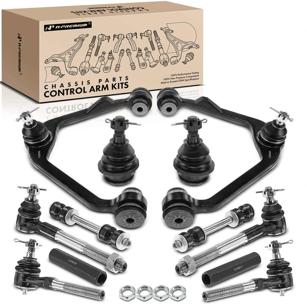 A Set of 12 Control Arm and Ball Joint Full Kit Front Side A-Premium APCA2877
