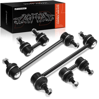 4 Pcs Front & Rear Stabilizer Bar Link