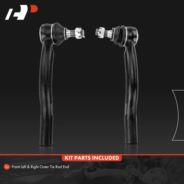 2 Pcs Left & Right Outer Tie Rod End for Toyota Camry Avalon Solara Lexus ES330