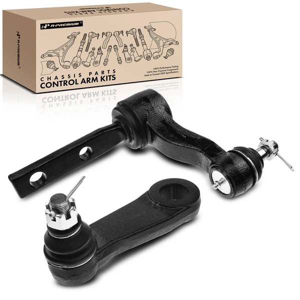 A Set of 2 Idler Arm and Pitman Arm Kit Front Side A-Premium APCA2907