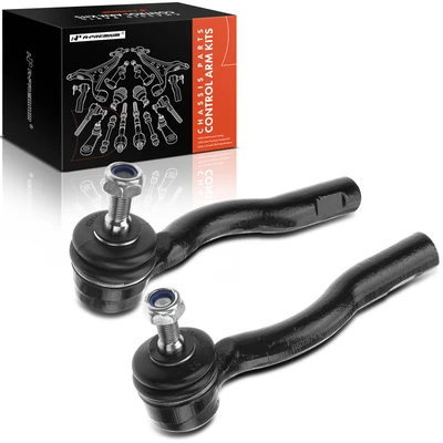 2 Pcs Front Outer Steering Tie Rod End