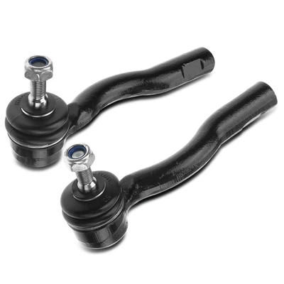 2 Pcs Front Outer Steering Tie Rod End