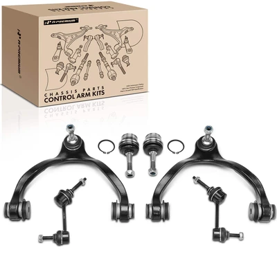 6 Pcs Front Control Arm Sway Bar Link