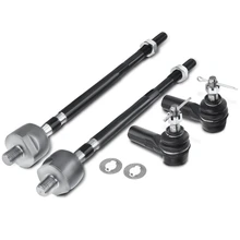 4 Pcs Inner & Outer Steering Tie Rod End