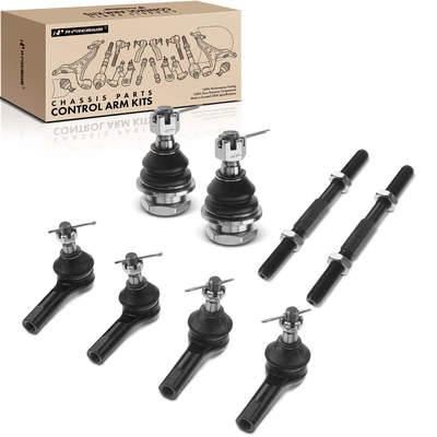 8 Pcs Front Tie Rod End & Ball Joint Assembly