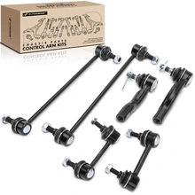 2005-2010 Scion tC A Set of 6 Sway Bar Link and Tie Rod End Kit Front & Rear A-Premium APCA2927