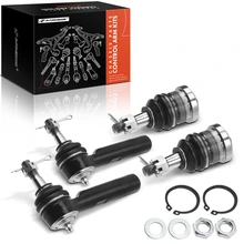 2004-2008 Chrysler Pacifica A Set of 4 Ball Joint and Tie Rod End Kit Front Outer A-Premium APCA2932