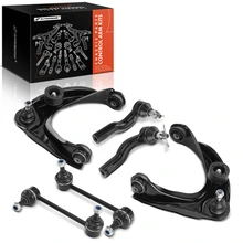 6 Pcs Front Control Arm with Ball Joint Sway Bar Link