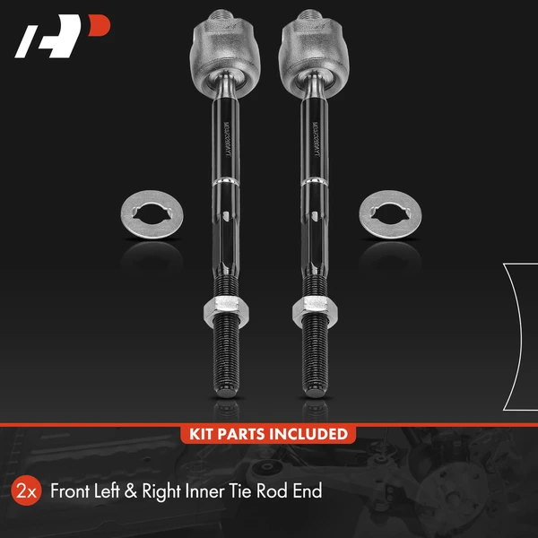 2 Pcs Front Inner Tie Rod End for Ford Bronco 2021-2023 2.3L 2.7L 3.0L