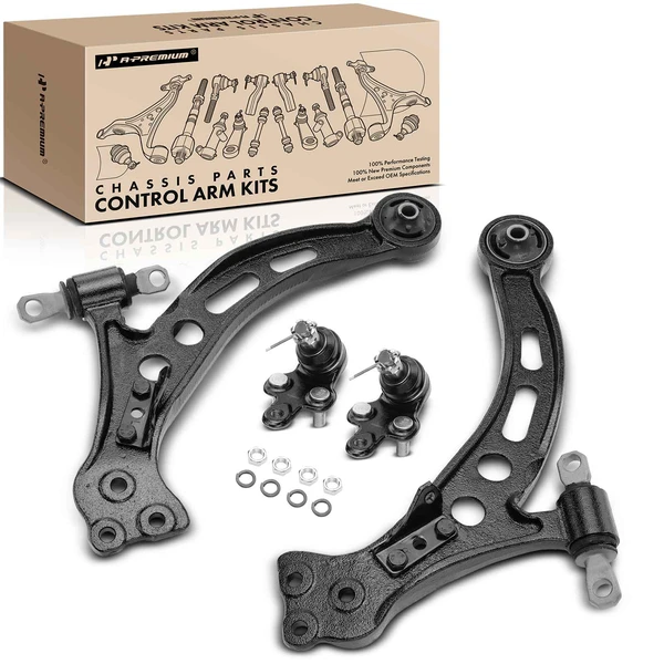 A Set of 4 Control Arm and Ball Joint Kit Front Side A-Premium APCA2966