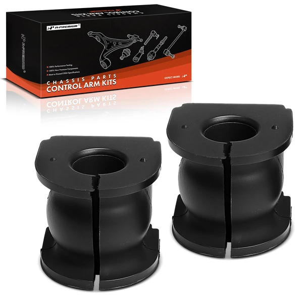2-Pc Suspension Stabilizer Bar Bushing Kit, Rear To Frame A-Premium APCA9626
