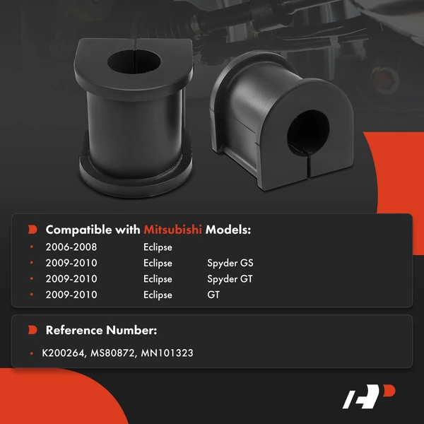 2-Pc Sway Bar Bushing, Front Driver & Passenger A-Premium APCA9627