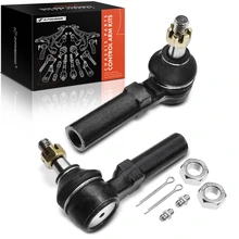 2 Pcs Front Outer Steering Tie Rod End