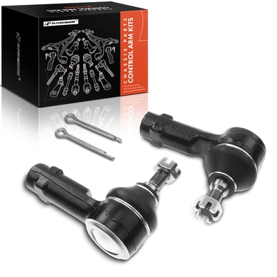 2 Pcs Outer Steering Tie Rod End